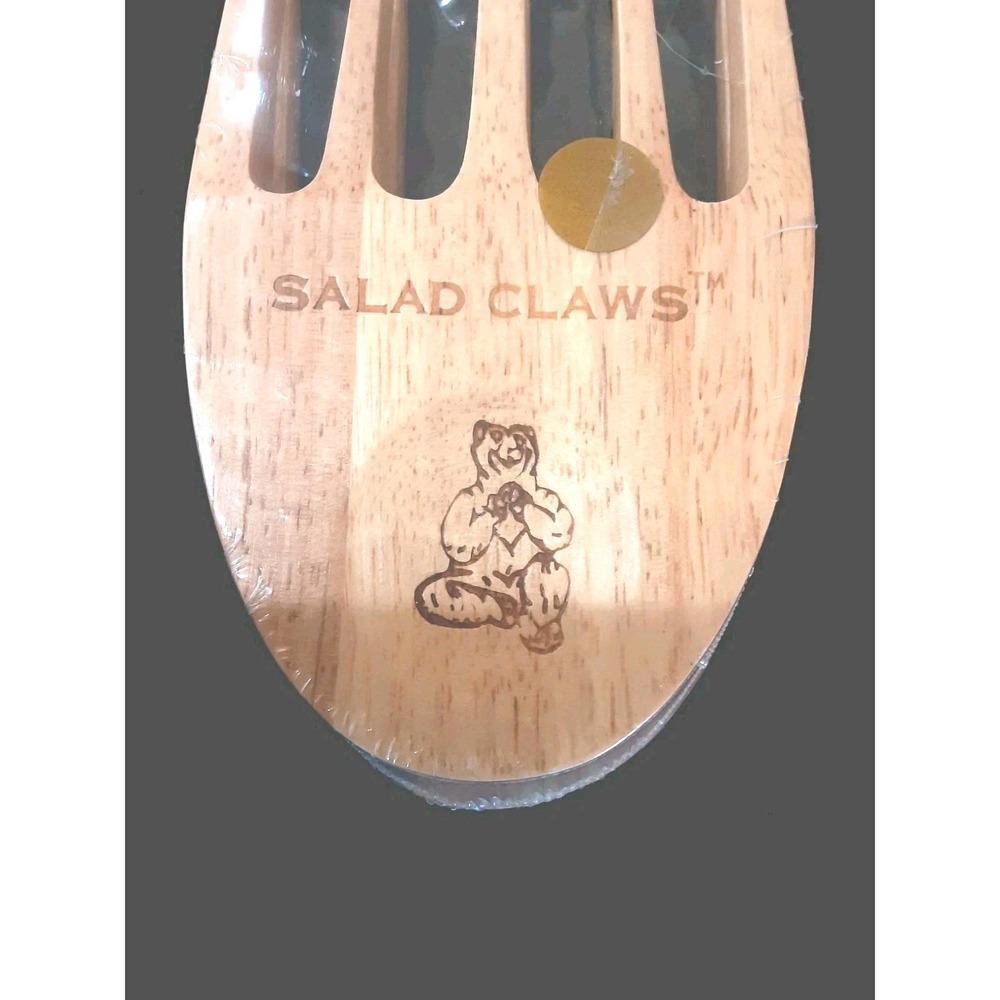 Salad Claws Hands Serving Tongs Wood Kitchen Tools & Gadgets New